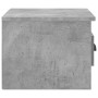 Wall-mounted bedside table 2 units in concrete gray color 41.5x36x28cm by vidaXL, Nightstands - Ref: Foro24-816385, Price: 59...