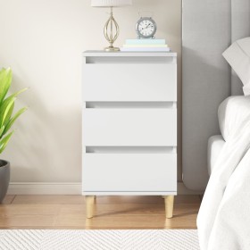 White plywood bedside table 40x35x70 cm by vidaXL, Nightstands - Ref: Foro24-819660, Price: 63,27 €, Discount: %