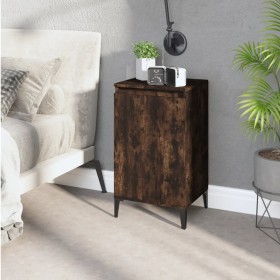 Smoked oak plywood nightstand 40x35x70 cm by vidaXL, Nightstands - Ref: Foro24-819654, Price: 43,25 €, Discount: %