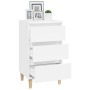 Mesita de noche madera contrachapada blanca 40x35x70 cm de vidaXL, Mesitas de noche - Ref: Foro24-819660, Precio: 65,18 €, De...