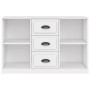 Aparador de madera contrachapada blanco 104,5x35,5x67,5 cm de vidaXL, Aparadores - Ref: Foro24-816232, Precio: 84,99 €, Descu...