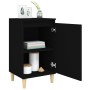 Black plywood nightstand 40x35x70 cm by vidaXL, Nightstands - Ref: Foro24-819630, Price: 44,62 €, Discount: %