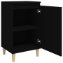 Black plywood nightstand 40x35x70 cm by vidaXL, Nightstands - Ref: Foro24-819630, Price: 44,62 €, Discount: %