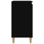 Mesita de noche madera contrachapada negro 40x35x70 cm de vidaXL, Mesitas de noche - Ref: Foro24-819630, Precio: 44,99 €, Des...