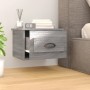 Sonoma gray wall bedside table 41.5x36x28 cm by vidaXL, Nightstands - Ref: Foro24-816388, Price: 36,42 €, Discount: %