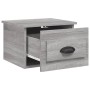 Sonoma gray wall bedside table 41.5x36x28 cm by vidaXL, Nightstands - Ref: Foro24-816388, Price: 36,42 €, Discount: %