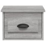 Sonoma gray wall bedside table 41.5x36x28 cm by vidaXL, Nightstands - Ref: Foro24-816388, Price: 36,42 €, Discount: %