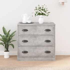 Gray concrete plywood sideboard 70x35.5x67.5 cm by vidaXL, Sideboards - Ref: Foro24-816228, Price: 91,99 €, Discount: %