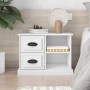 White nightstand 60x35.5x45 cm by vidaXL, Nightstands - Ref: Foro24-816368, Price: 56,57 €, Discount: %