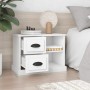 White nightstand 60x35.5x45 cm by vidaXL, Nightstands - Ref: Foro24-816368, Price: 56,57 €, Discount: %