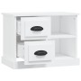 White nightstand 60x35.5x45 cm by vidaXL, Nightstands - Ref: Foro24-816368, Price: 56,57 €, Discount: %