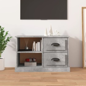 Concrete gray plywood TV cabinet 73x35.5x47.5 cm by vidaXL, TV Furniture - Ref: Foro24-816172, Price: 55,62 €, Discount: %