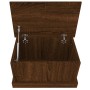 Brown oak plywood storage trunk 50x30x28 cm by vidaXL, Storage trunks - Ref: Foro24-816503, Price: 35,03 €, Discount: %