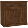 Brown oak plywood sideboard 70x35.5x67.5 cm by vidaXL, Sideboards - Ref: Foro24-816431, Price: 74,43 €, Discount: %