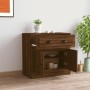 Brown oak plywood sideboard 70x35.5x67.5 cm by vidaXL, Sideboards - Ref: Foro24-816431, Price: 74,43 €, Discount: %