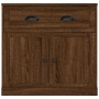 Brown oak plywood sideboard 70x35.5x67.5 cm by vidaXL, Sideboards - Ref: Foro24-816431, Price: 74,43 €, Discount: %