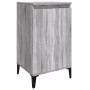 Sonoma gray plywood bedside table 40x35x70 cm by vidaXL, Nightstands - Ref: Foro24-819656, Price: 44,49 €, Discount: %