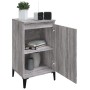 Sonoma gray plywood bedside table 40x35x70 cm by vidaXL, Nightstands - Ref: Foro24-819656, Price: 44,49 €, Discount: %