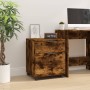 Smoked oak plywood wheeled filing cabinet 45x38x54cm by vidaXL, Filing cabinets - Ref: Foro24-817135, Price: 45,99 €, Discoun...