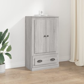 Aparador de madera contrachapada gris Sonoma 60x35,5x103,5 cm de vidaXL, Aparadores - Ref: Foro24-816302, Precio: 102,99 €, D...