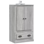 Aparador de madera contrachapada gris Sonoma 60x35,5x103,5 cm de vidaXL, Aparadores - Ref: Foro24-816302, Precio: 101,95 €, D...