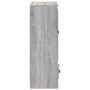 Aparador de madera contrachapada gris Sonoma 60x35,5x103,5 cm de vidaXL, Aparadores - Ref: Foro24-816302, Precio: 101,95 €, D...