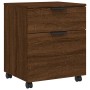 Archivador ruedas madera contrachapada roble Sonoma 45x38x54 cm de vidaXL, Armarios archivadores - Ref: Foro24-817137, Precio...