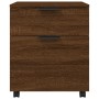 Aktenschrank Räder Sperrholz Sonoma Eiche 45x38x54 cm von vidaXL, Aktenschränke - Ref: Foro24-817137, Preis: 50,90 €, Rabatt: %