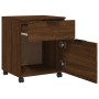 Aktenschrank Räder Sperrholz Sonoma Eiche 45x38x54 cm von vidaXL, Aktenschränke - Ref: Foro24-817137, Preis: 50,90 €, Rabatt: %