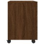 Archivador ruedas madera contrachapada roble Sonoma 45x38x54 cm de vidaXL, Armarios archivadores - Ref: Foro24-817137, Precio...