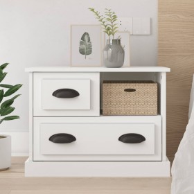 White nightstand 60x39x45 cm by vidaXL, Nightstands - Ref: Foro24-816360, Price: 60,35 €, Discount: %