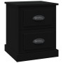 Mesita de noche madera contrachapada negro 39x39x47,5 cm de vidaXL, Mesitas de noche - Ref: Foro24-816146, Precio: 43,62 €, D...