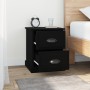 Mesita de noche madera contrachapada negro 39x39x47,5 cm de vidaXL, Mesitas de noche - Ref: Foro24-816146, Precio: 43,62 €, D...