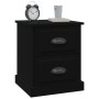 Mesita de noche madera contrachapada negro 39x39x47,5 cm de vidaXL, Mesitas de noche - Ref: Foro24-816146, Precio: 43,62 €, D...