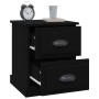 Mesita de noche madera contrachapada negro 39x39x47,5 cm de vidaXL, Mesitas de noche - Ref: Foro24-816146, Precio: 43,62 €, D...