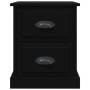 Mesita de noche madera contrachapada negro 39x39x47,5 cm de vidaXL, Mesitas de noche - Ref: Foro24-816146, Precio: 43,62 €, D...