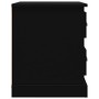 Mesita de noche madera contrachapada negro 39x39x47,5 cm de vidaXL, Mesitas de noche - Ref: Foro24-816146, Precio: 43,62 €, D...