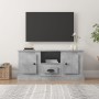 TV stand made of gray concrete plywood, measuring 100x35.5x45 cm. by vidaXL, TV Furniture - Ref: Foro24-816460, Price: 67,37 ...