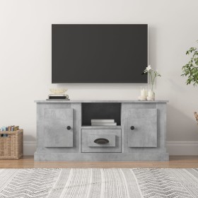 TV stand made of gray concrete plywood, measuring 100x35.5x45 cm. by vidaXL, TV Furniture - Ref: Foro24-816460, Price: 67,99 ...