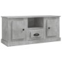 TV stand made of gray concrete plywood, measuring 100x35.5x45 cm. by vidaXL, TV Furniture - Ref: Foro24-816460, Price: 67,37 ...