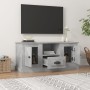 TV stand made of gray concrete plywood, measuring 100x35.5x45 cm. by vidaXL, TV Furniture - Ref: Foro24-816460, Price: 67,37 ...