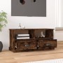 TV stand made of smoked oak plywood, 93x35.5x45 cm by vidaXL, TV Furniture - Ref: Foro24-816469, Price: 62,48 €, Discount: %