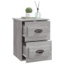 Mesita de noche de pared 2 uds gris Sonoma 41,5x36x53 cm de vidaXL, Mesitas de noche - Ref: Foro24-816405, Precio: 85,99 €, D...