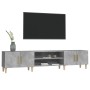 Mueble de TV madera contrachapada gris hormigón 180x31,5x40 cm de vidaXL, Muebles TV - Ref: Foro24-816260, Precio: 87,63 €, D...