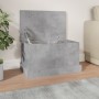 Concrete gray plywood storage trunk 50x30x28 cm by vidaXL, Storage trunks - Ref: Foro24-816500, Price: 34,19 €, Discount: %