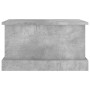 Baúl almacenaje madera contrachapada gris hormigón 50x30x28 cm de vidaXL, Baúles de almacenamiento - Ref: Foro24-816500, Prec...