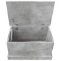 Concrete gray plywood storage trunk 50x30x28 cm by vidaXL, Storage trunks - Ref: Foro24-816500, Price: 34,19 €, Discount: %