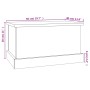 Concrete gray plywood storage trunk 50x30x28 cm by vidaXL, Storage trunks - Ref: Foro24-816500, Price: 34,19 €, Discount: %