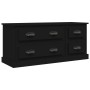 Black plywood TV cabinet 100x35.5x45 cm by vidaXL, TV Furniture - Ref: Foro24-816449, Price: 81,30 €, Discount: %