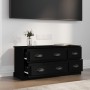 Black plywood TV cabinet 100x35.5x45 cm by vidaXL, TV Furniture - Ref: Foro24-816449, Price: 81,30 €, Discount: %